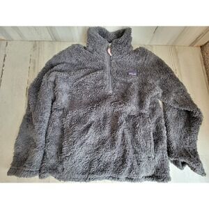 vintage Patagonia medium youth gray quarter zipper pullover clothing winter gear